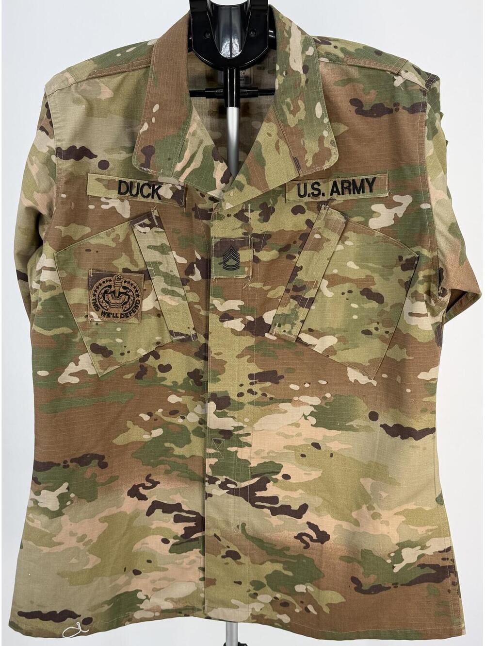 U.S. Army Combat‎ Shirt Medium Multicam Lightweight Tactical Workwear
